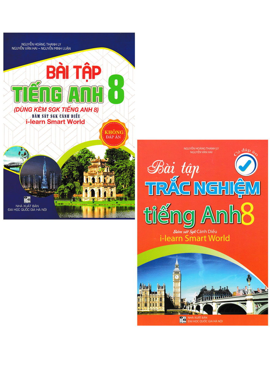 Combo Bài Tập Trắc Nghiệm Tiếng Anh 8 + Bài Tập Tiếng Anh 8 (Bám Sát SGK Cánh Diều I-Learn Smart World) (Bộ 2 Cuốn) _HA