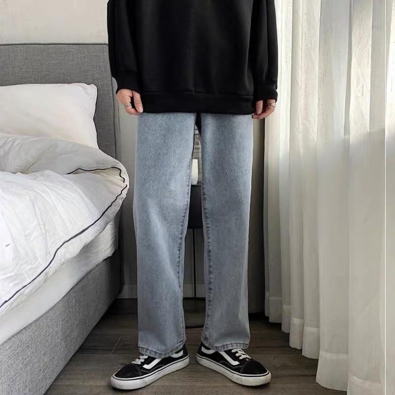 Quần jeans ống rộng nam
