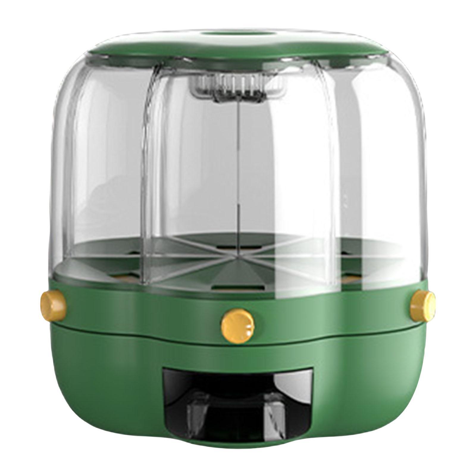 Cereal Dispenser Rice Bucket Airtight Dry Food Storage Box for Home Pantry