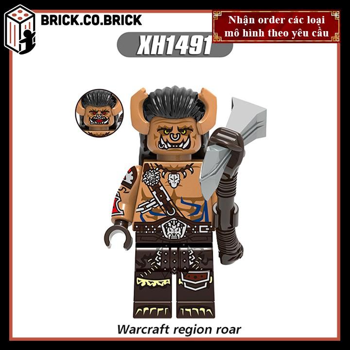 Mô hình Đồ chơi Lắp ráp Warcraft Starcraft minifig Cannibal Red Snake Evil Dwarf Orc Legion X0285 - X-1491