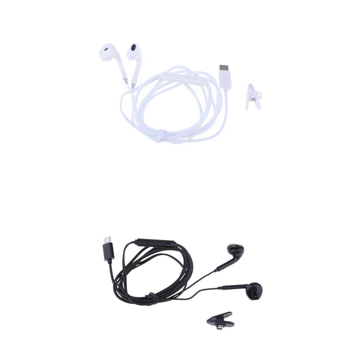 USB Earphones Digital Headphones Stereo Bass Noise Cancelling,2pcs