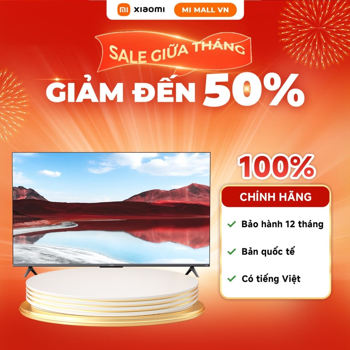 Smart Tivi 4K Xiaomi TV A Pro 55&quot; QLED 2025 - 55 Inch - Hàng Chính Hãng, Bảo Hành 24 Tháng