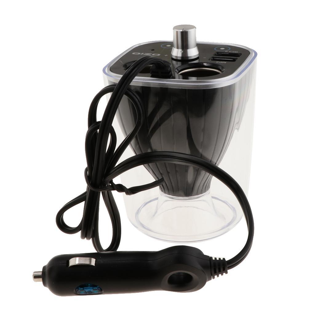 Car/Auto   Female Charger Socket Double USB + Bluetooth