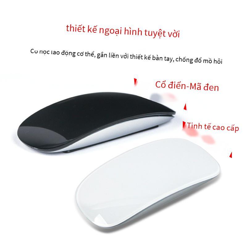 Chuột máy tính xách tay siêu mỏng phong cách mới nhất mac không dây 4.0 bluetooth có thể sạc lại chuột lười tắt tiếng
