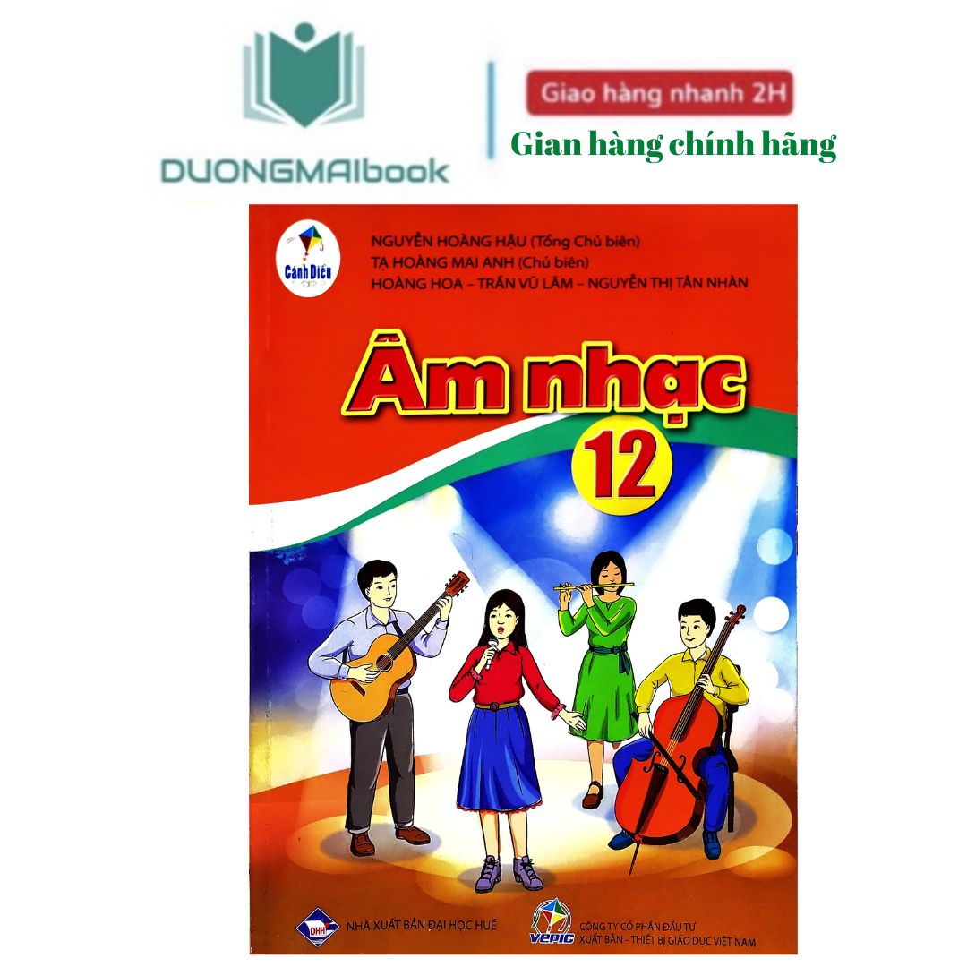 Sách - Âm nhạc 12 Cánh Diều (bán kèm 1 bút bi)