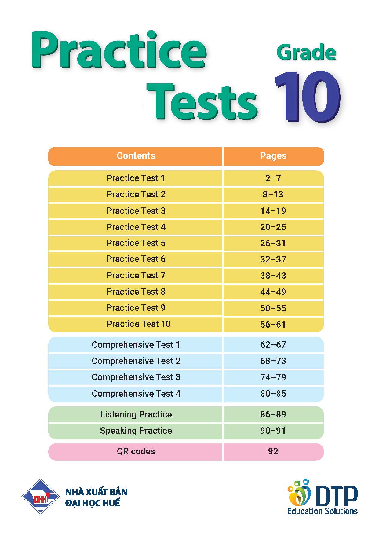 Sách - Dtpbooks - Practice Tests Grade 10