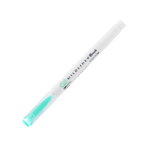 Viết Cọ Nhật Mildliner Zebra WFT8-MBG - Xanh Mint