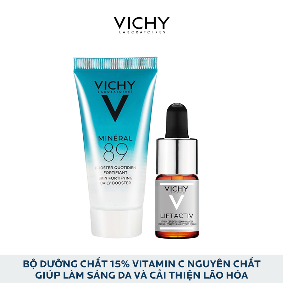 Bộ Dưỡng Chất  15% Vitamin C Nguyên Chất Giúp Làm Sáng Da Và Cải Thiện Lão Hóa Vichy Liftactiv C