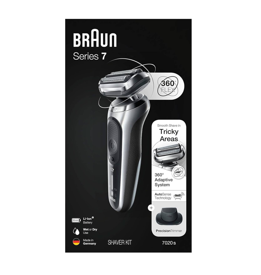Máy cạo râu Braun Series 7, máy cạo râu khô và ướt, nhập Đức, BH 12 tháng