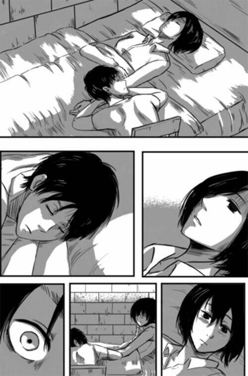 tấn công người khổng lồ - doujinshi eren x mikasa chapter 43 2