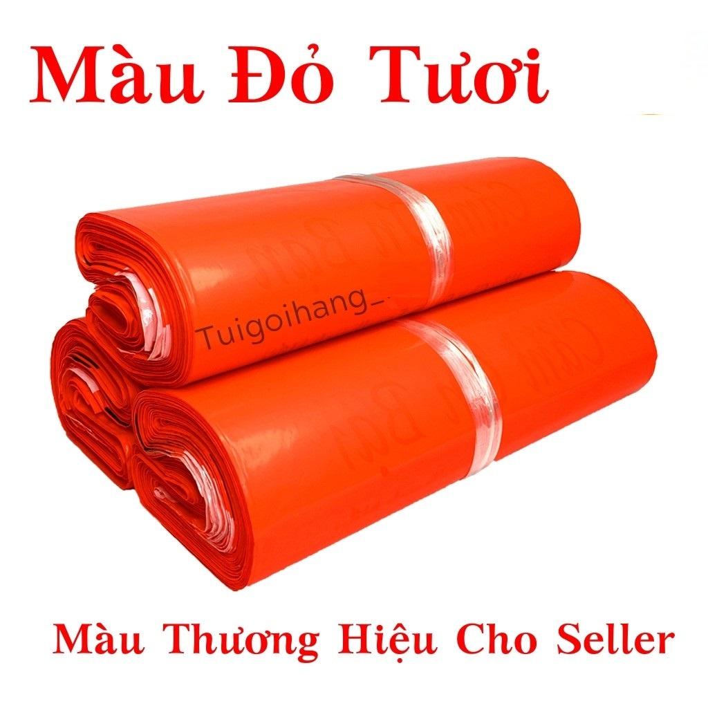 Túi Gói Hàng Túi Đóng Hàng In Sẳn Thiệp Thank You Size 25x35 Màu Đỏ 100 túi