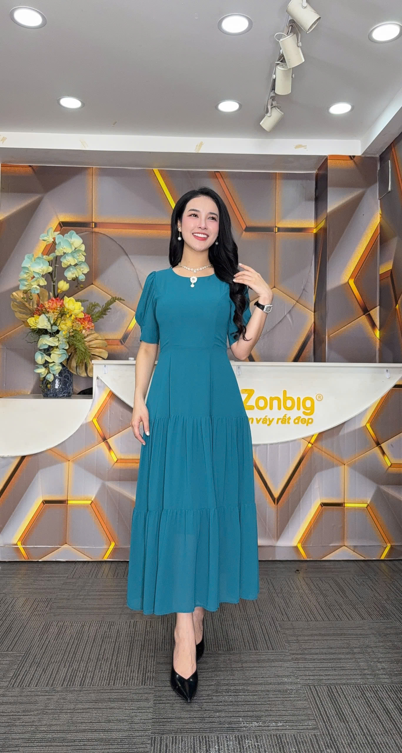 Đầm xòe - Y1957 - Thương hiệu Zonbig