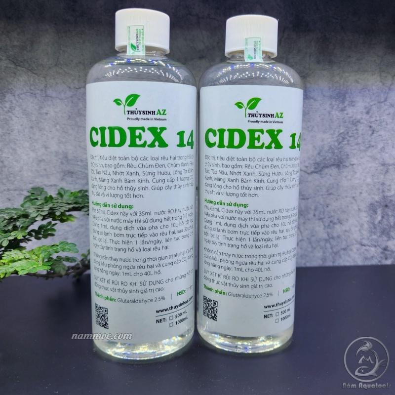 Cidex 14 Nguyên Chất - Dung Dịch Phòng & Trị Rêu Hại Cho Bể Cá Thuỷ Sinh