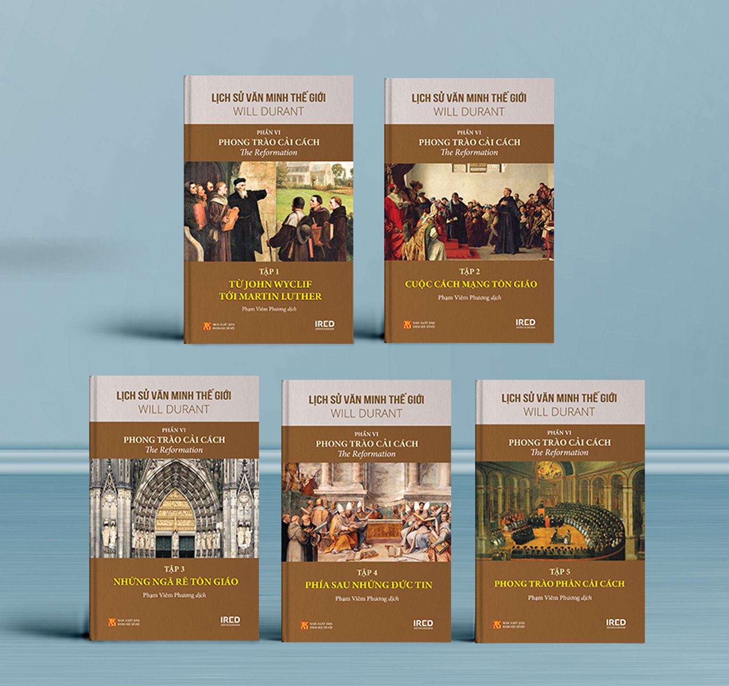 Lịch Sử Văn Minh Thế Giới phần 6: Phong Trào Cải Cách - Will Durant (bộ 5 tập) - Sách IRED Books