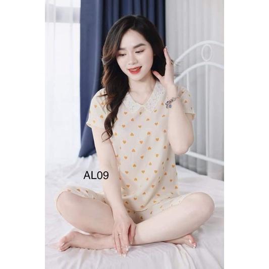 Quần áo mặc nhà cổ ren siêu xinh