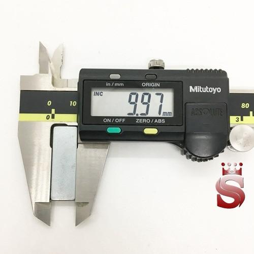 Nam châm kích thước 30x10x2mm mạ kẽm