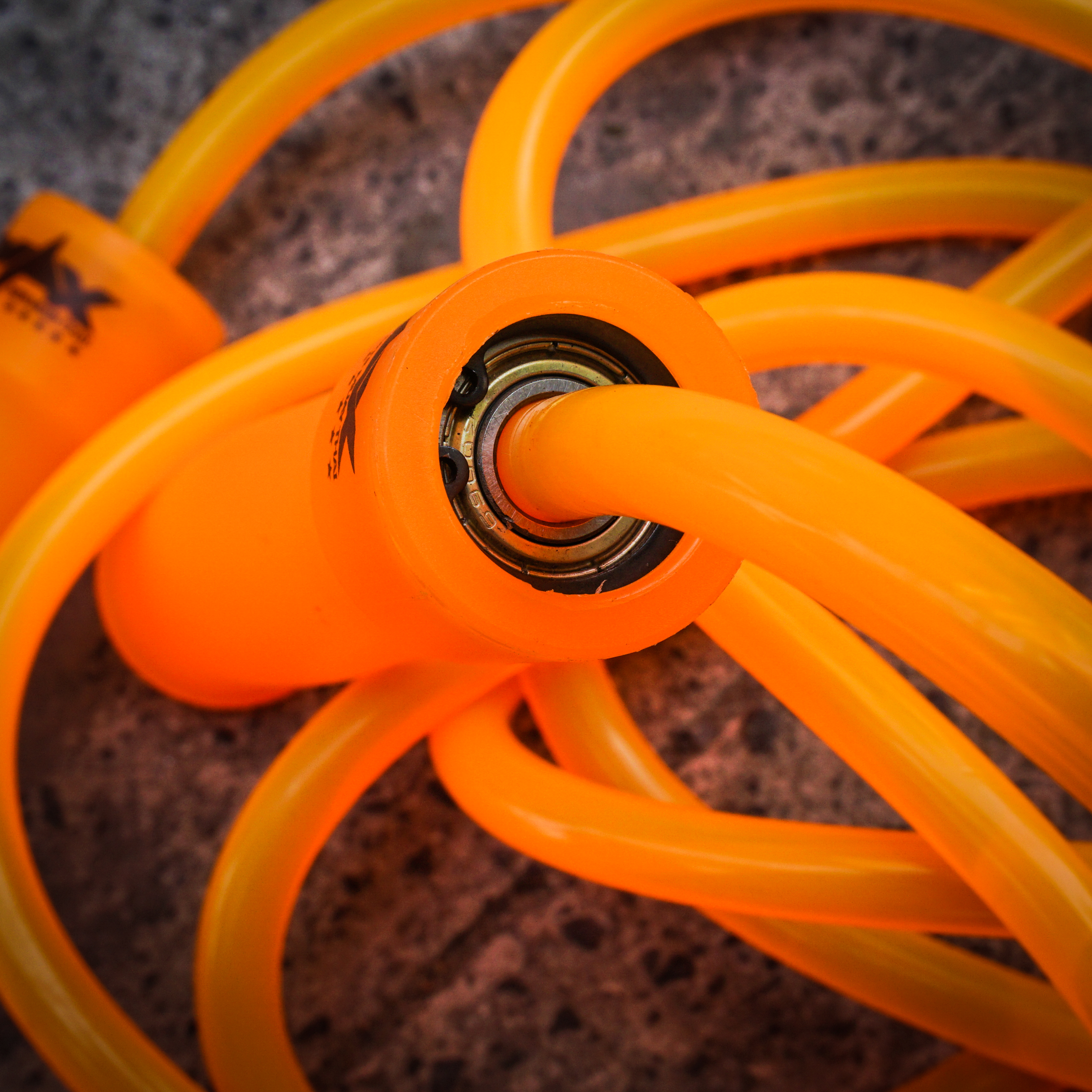 Dây nhảy thể lực MTB 10mm - Neon Orange
