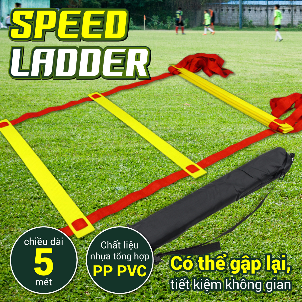 BG Thang tập bật nhảy thể lực thể thao dụng cụ cardio SPEED LADDER nhiều sự lựa chọn