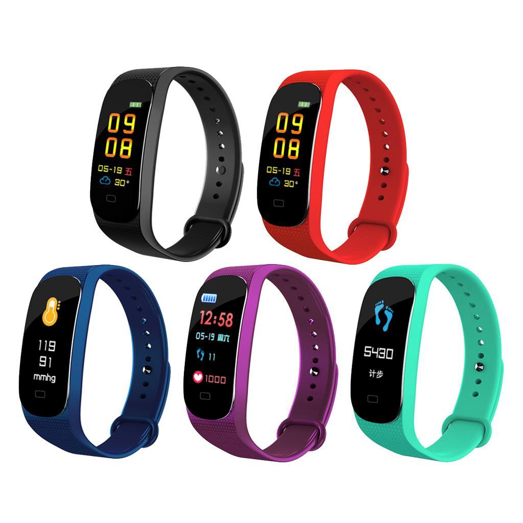 M6 Smart Color Screen Bluetooth Bracelet Heart Rate Blood Pressure