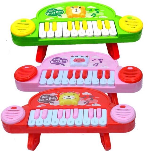 ĐỒ CHƠI ĐÀN PIANO CHO BÉ , 2 chế độ chơi KÈM PIN