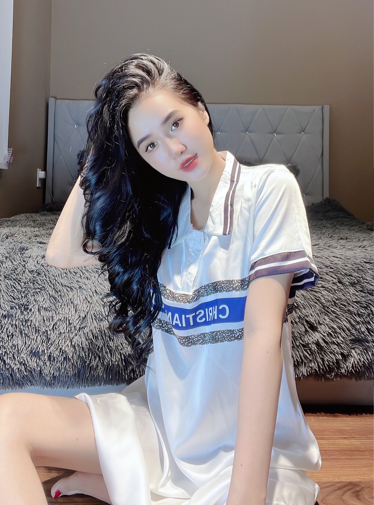 Váy Sơ Mi Nữ, Đầm váy cổ sơ mi Nữ Dáng chữ A