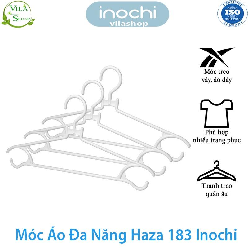 Móc Treo Quần Áo, Móc Quần Áo Đa Năng Hara 183, Móc Treo Quần Áo Người Lớn Nhựa Cao Cấp Inochi