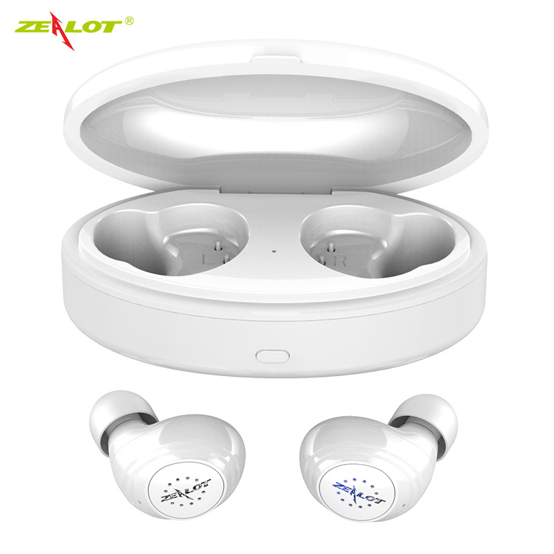 Tai nghe Bluetooth không dây Zealot H19 âm thanh Hifi chống nước, 4 giờ nghe nhạc, kết nối Bluetooth TWS 5.0 - Hàng chính hãng