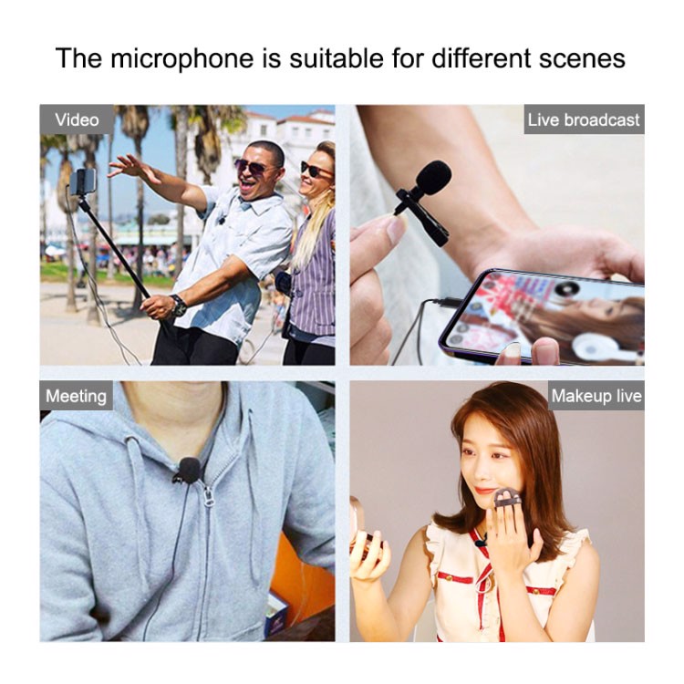 Bộ micro thu âm, livestream chuyên nghiệp cho iPhone, iPad Puluz PU426 - Hàng chính hãng