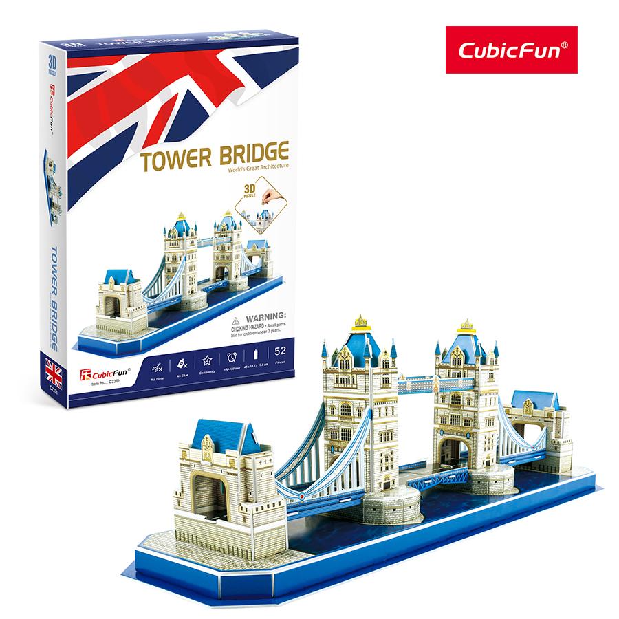 Đồ Chơi CUBIC FUN Trẻ Em Xếp Hình 3D: Cầu Tháp London C238H