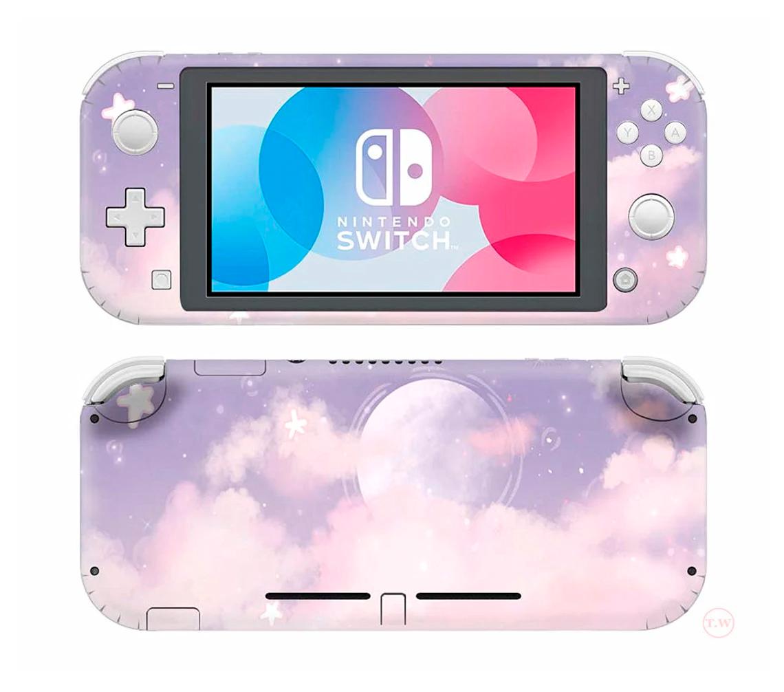 Skin decal dán Nintendo Switch Lite mẫu Mây trời - even065 (dễ dán, đã cắt sẵn)
