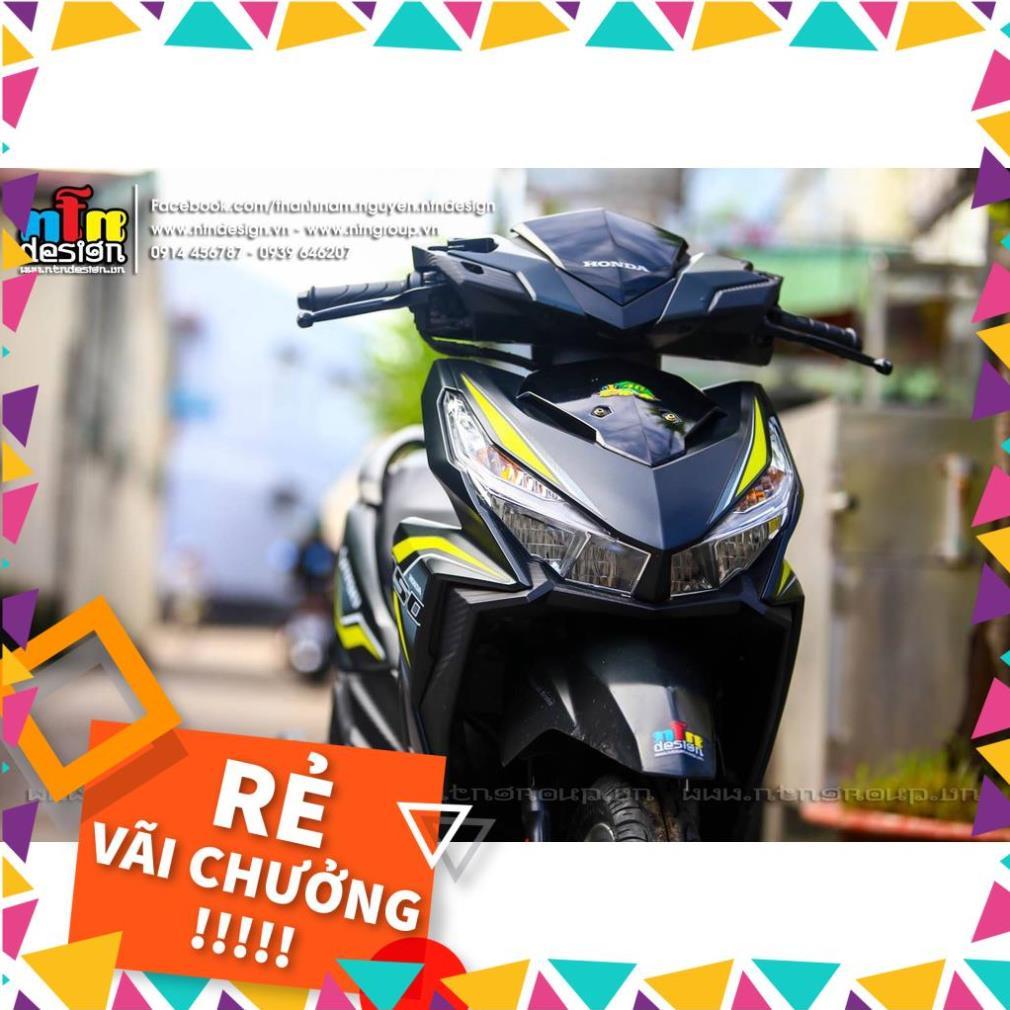 Tem Rời Vario Mẫu Đen Xám Vàng