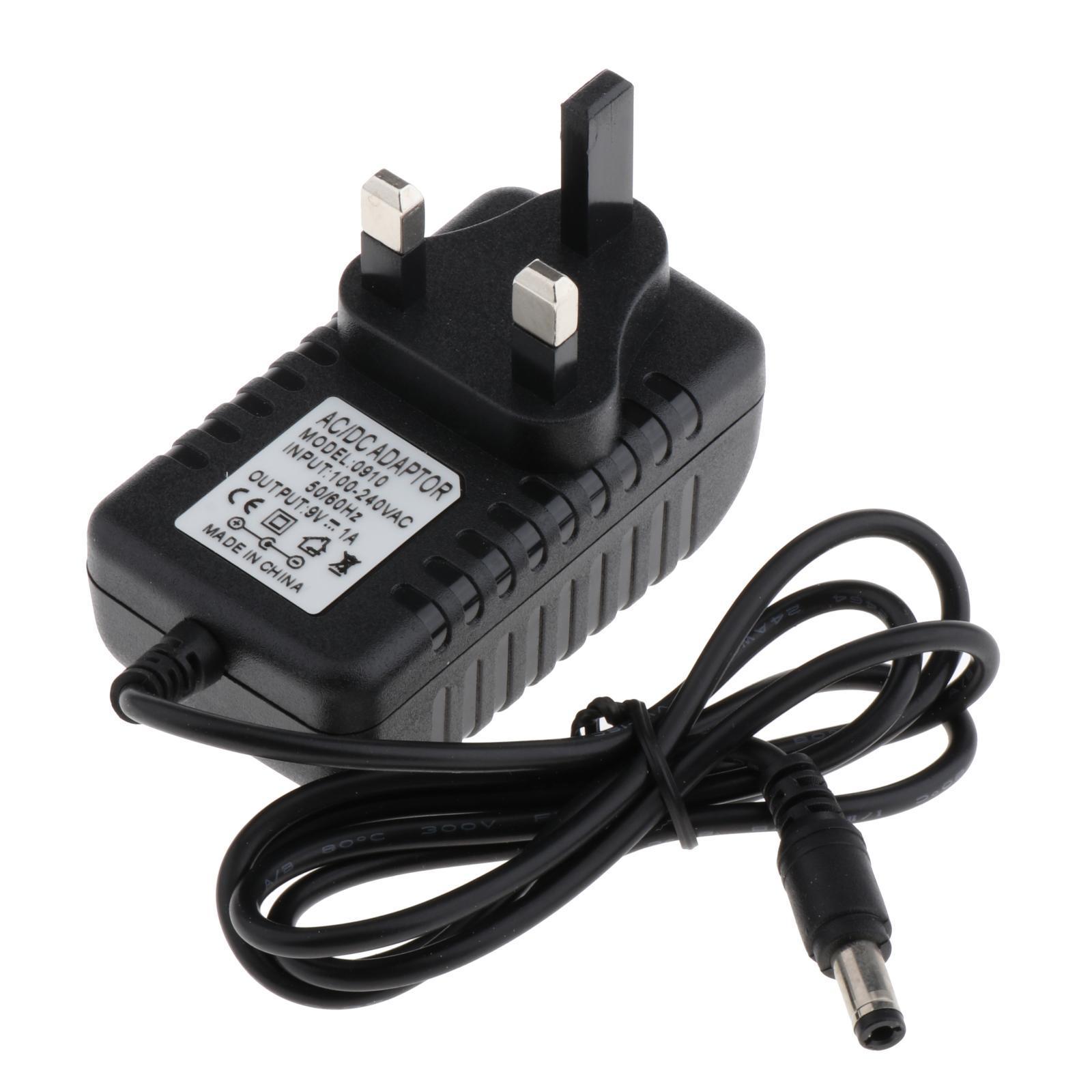 9V Guitar Effect Effector Power Supply Adapter w/ 1 to  Splitter Cable