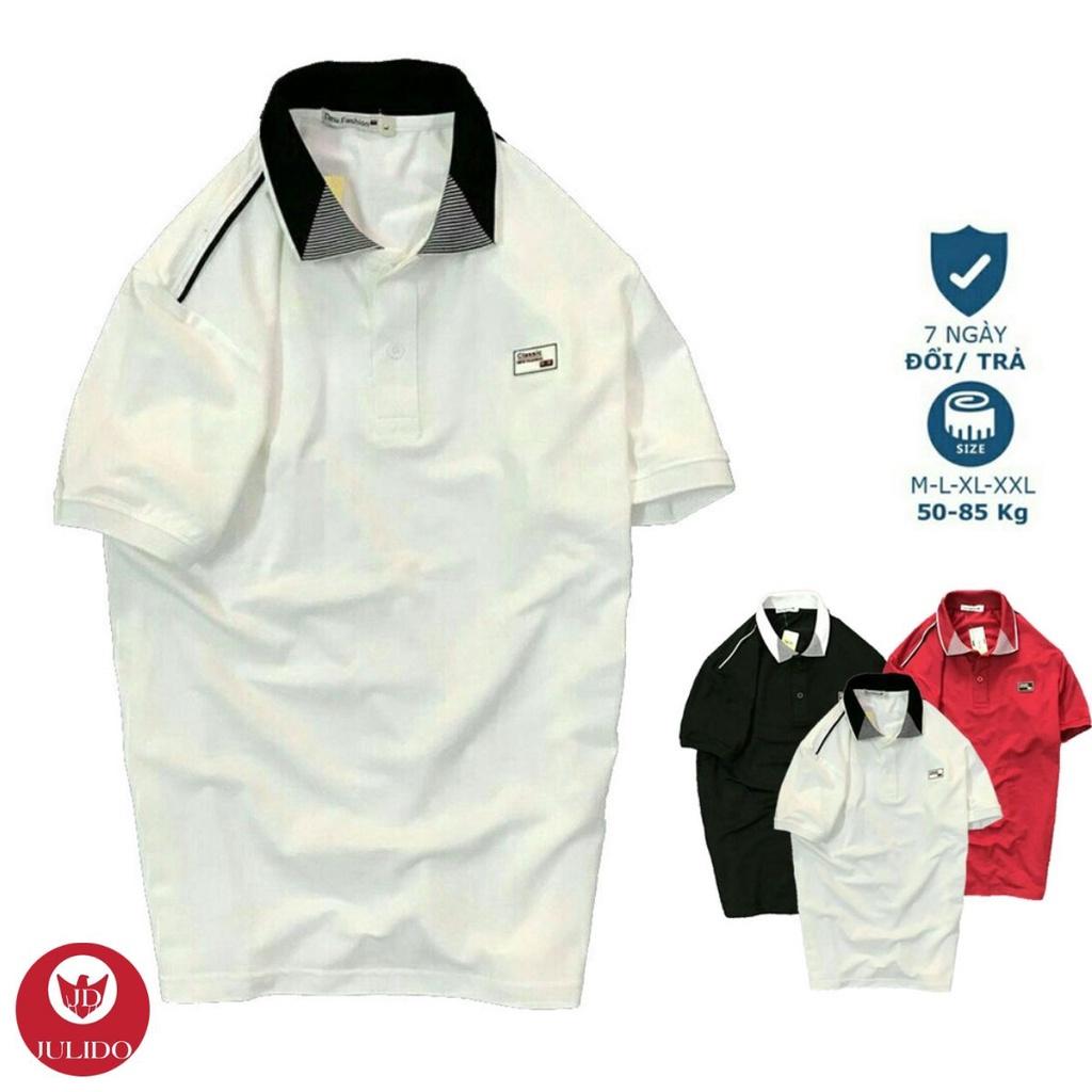 Áo Polo Nam trơn thun cao cấp cổ trụ cotton xịn from chuẩn thiết kế phong cách sang trọng JD36