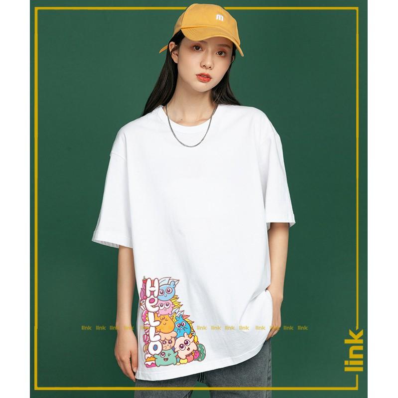 Áo tay lỡ ĐỘI QUÂN NHÍ NHÓ DOODLE dáng rộng unisex
