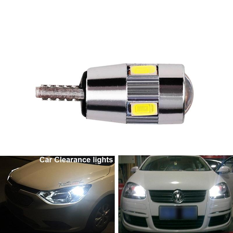 Bộ 2 Đèn Led 5w5 Led T10 W5W 12v 6000k Cho Xe Hơi