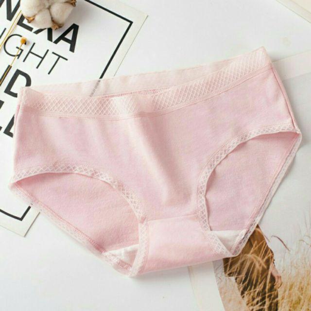 QUẦN LÓT COTTON XỊN ĐẸP CẠP LƯỚI HOT HIT