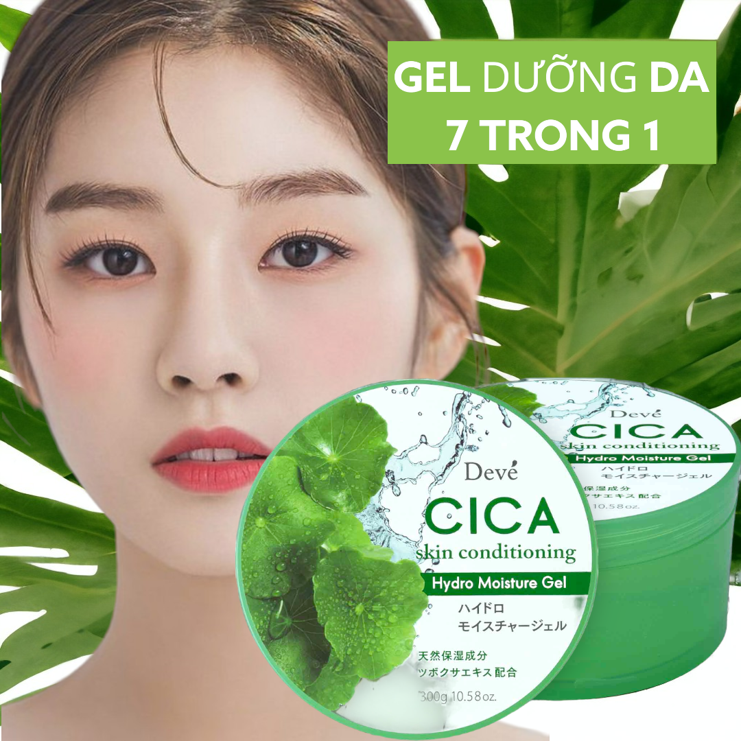 Gel Dưỡng Da 7 Trong 1 - Chiết Xuất Rau Má Deve Cica Conditioning ( 300g )