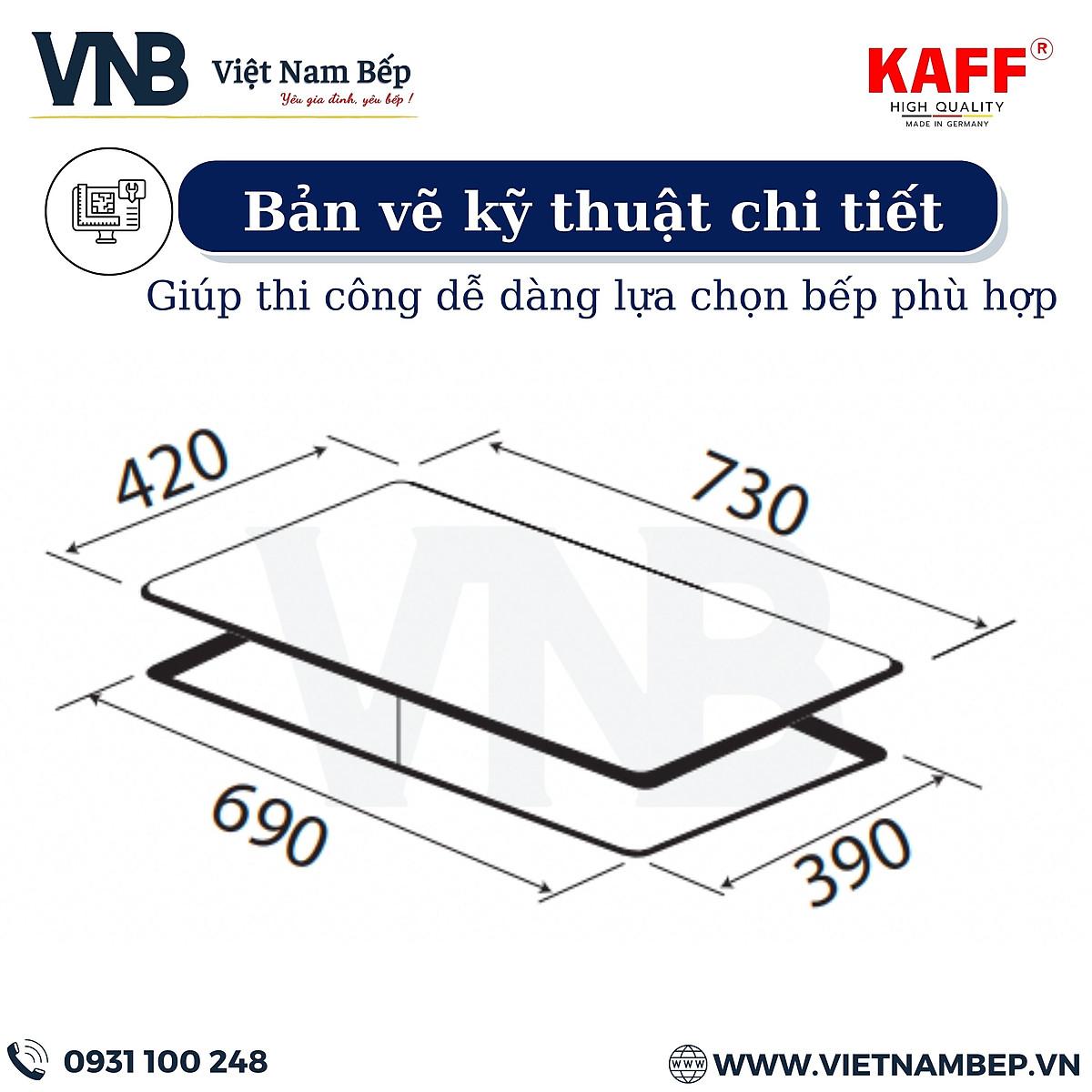 Bếp từ hồng ngoại kết hợp KAFF KF-SD300IC - Hàng chính hãng