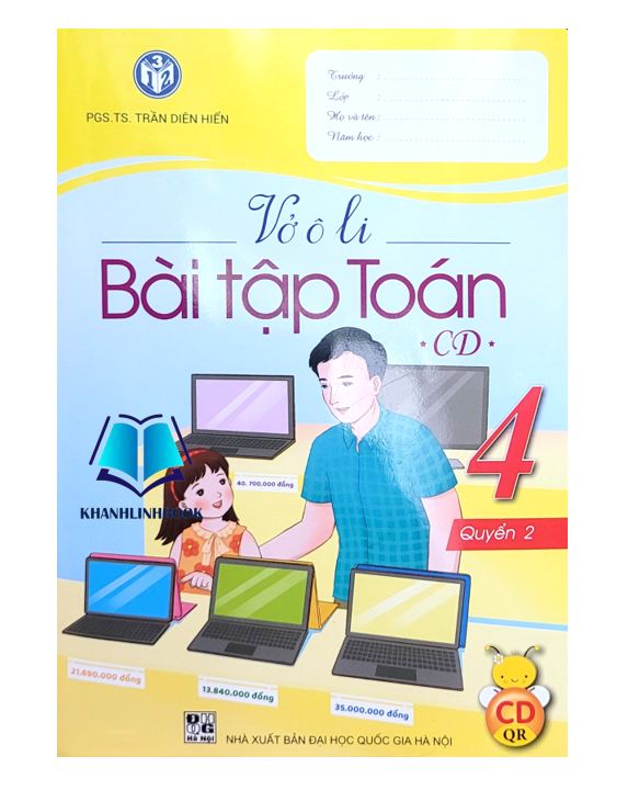 Sách - Vở ô li bài tập toán 4 - quyển 2