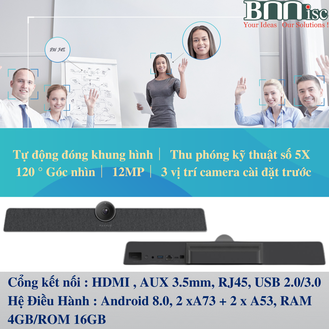 Thiết bị Hội Nghị Truyền Hình Chuyên Nghiệp MAXHUB - Hàng Chính Hãng - Chất Lượng Cao