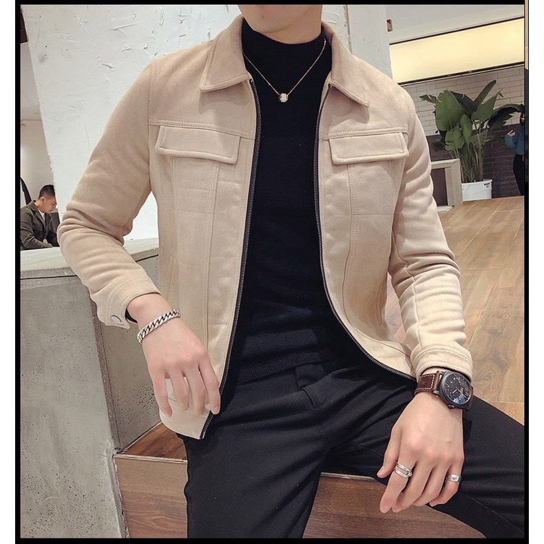 ÁO KHOÁC DA LÓT LÔNG TÚI HỘP AD032