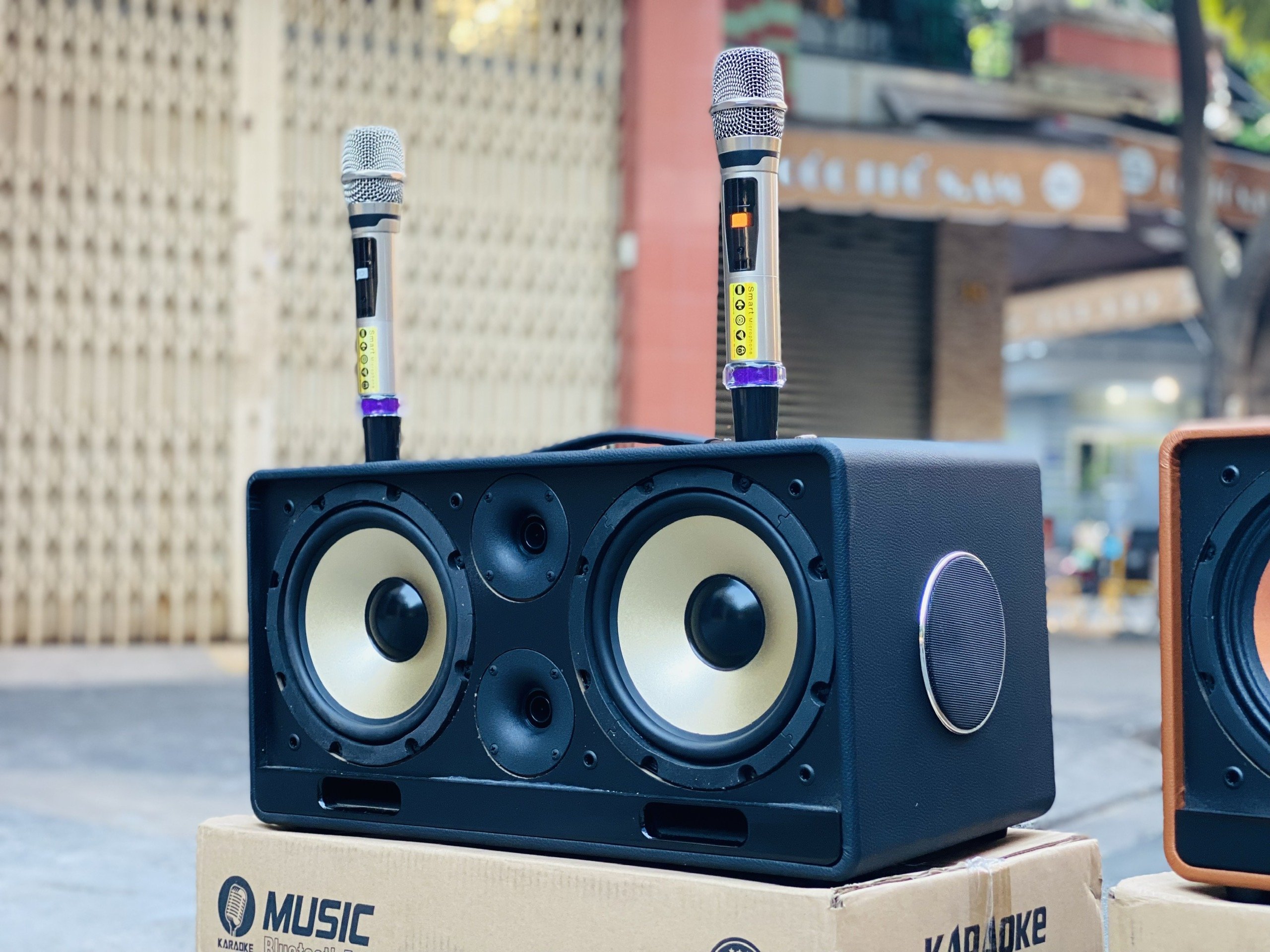 [ Tặng Kèm 2 Micro ] Loa Karaoke Mới Nhất 2024 - MTMAX DK04 - Hệ Thống 6 Loa 3 Đường Tiếng Công Suất Lớn 500W, Bass Đôi 2 Tấc, Âm Thanh Mạnh Mẽ Bảo, Hành Chính Hãng 12 Tháng, Hàng Chính Hãng