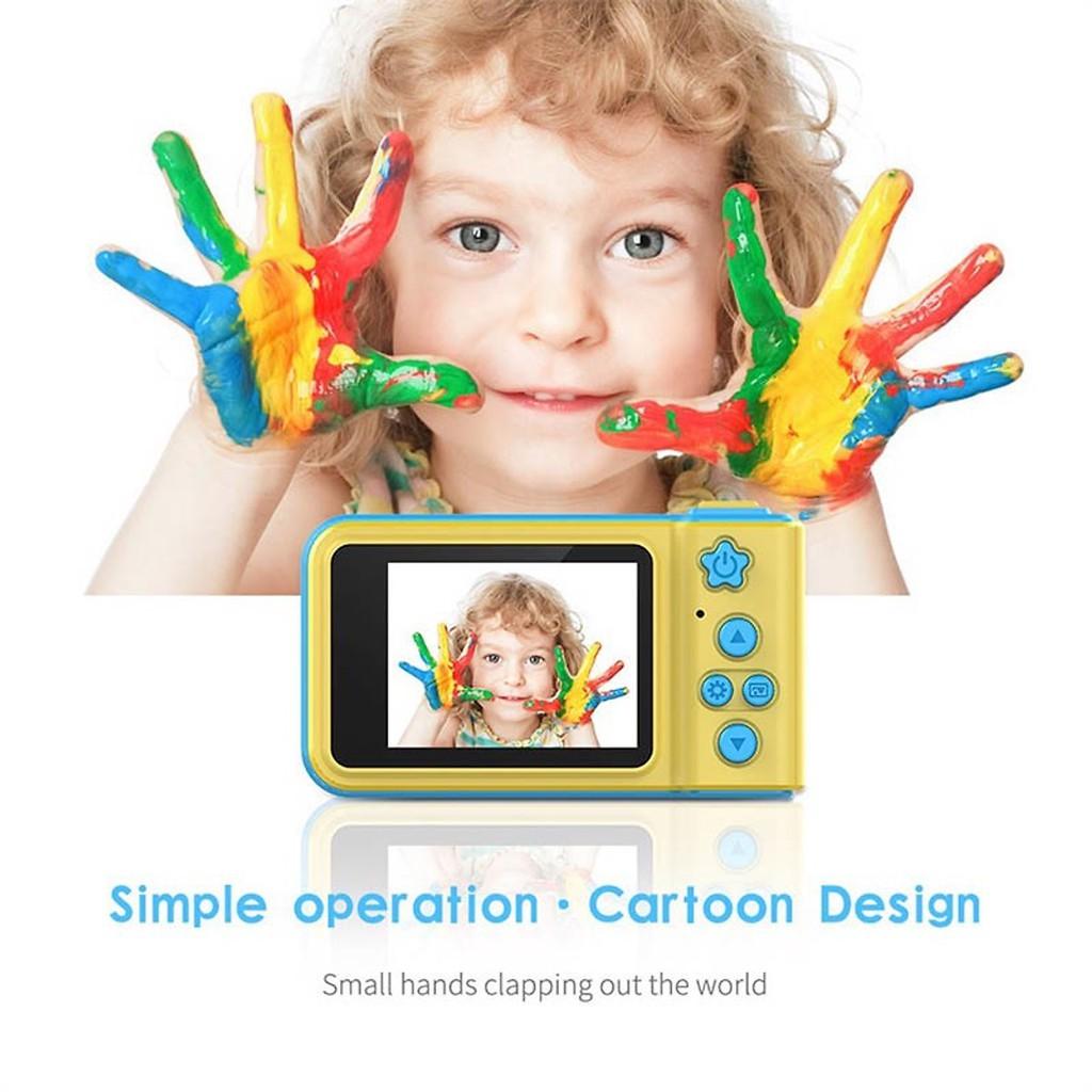 Máy chụp hình mini Kỹ thuật số thiết kế nhỏ gọn cầm tay cho bé - Giao màu ngẫu nhiên