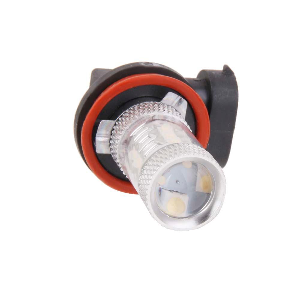 Aluminum Shell H8 80W with Convex Lens LED Tail Parking Light Bulb