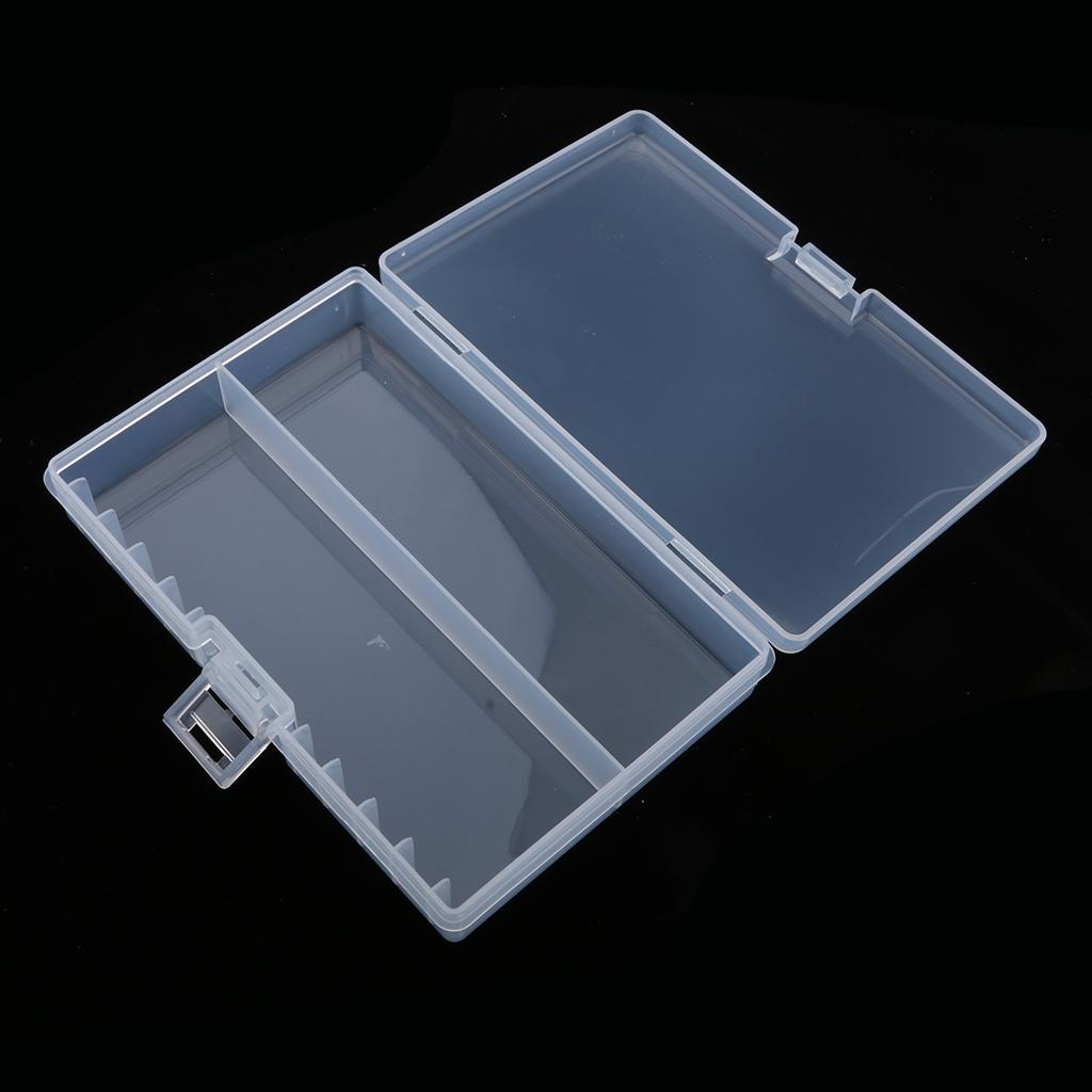 48 AA Battery Storage Box Battery Storage Case Plastic Battery Holder Clear
