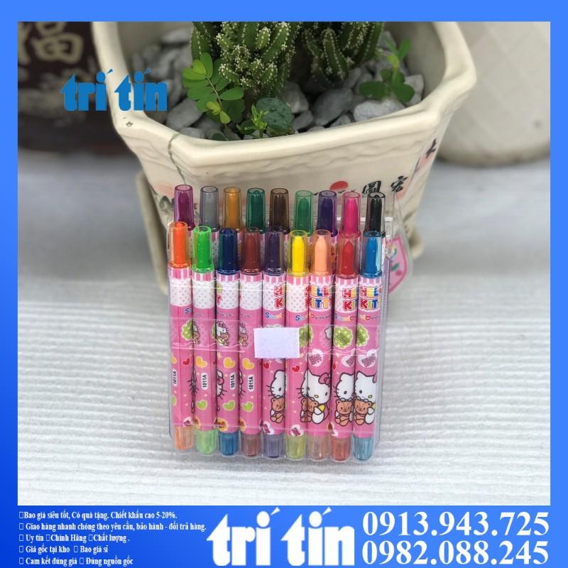 BÚT sáp vặn 12-18-24 màu dài cho bé