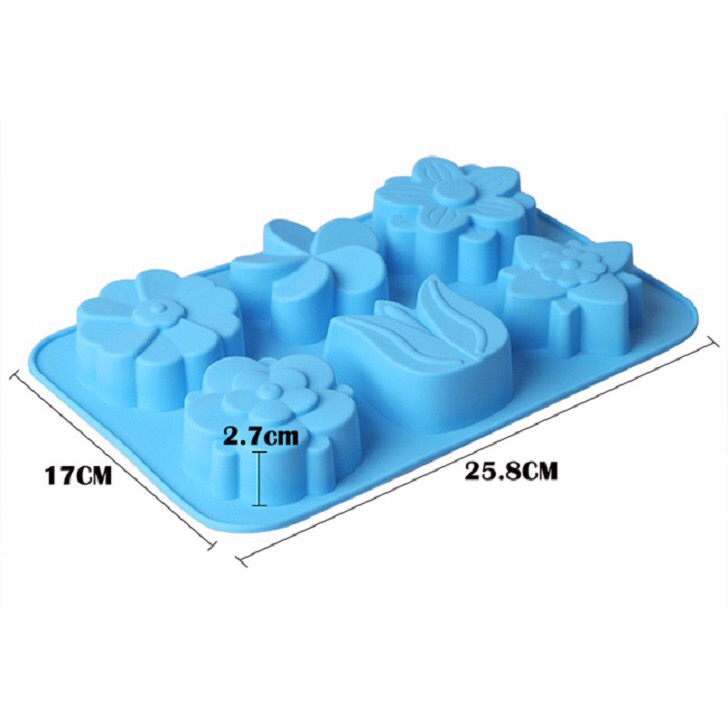 Khuôn silicon  hoa tulip