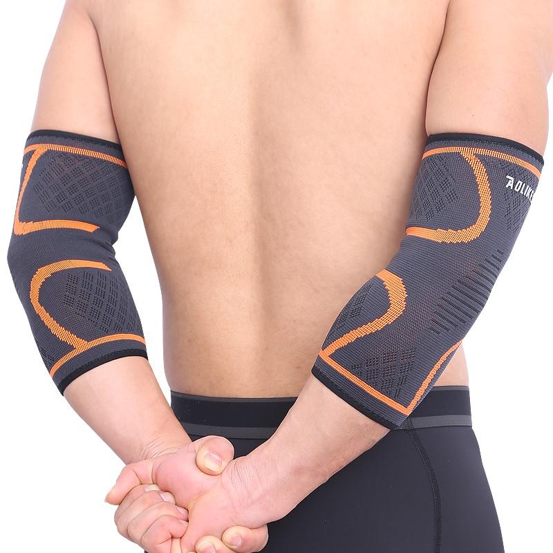 Băng bảo vệ khuỷu tay chính hãng Aolikes HZ-7547 co dãn đàn hồi sport elbow support Xỏ khuỷu tay 7547 magic