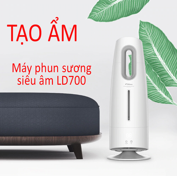 Máy Tạo Ẩm Siêu Âm Khuếch Tán Tinh Dầu Điều Hòa Không Khí Cao Cấp - Hàng Chính Hãng