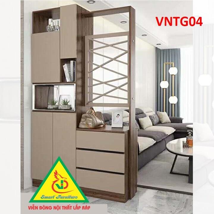 TỦ TRANG TRÍ KIÊM VÁCH NGĂN PHÒNG VNTG04